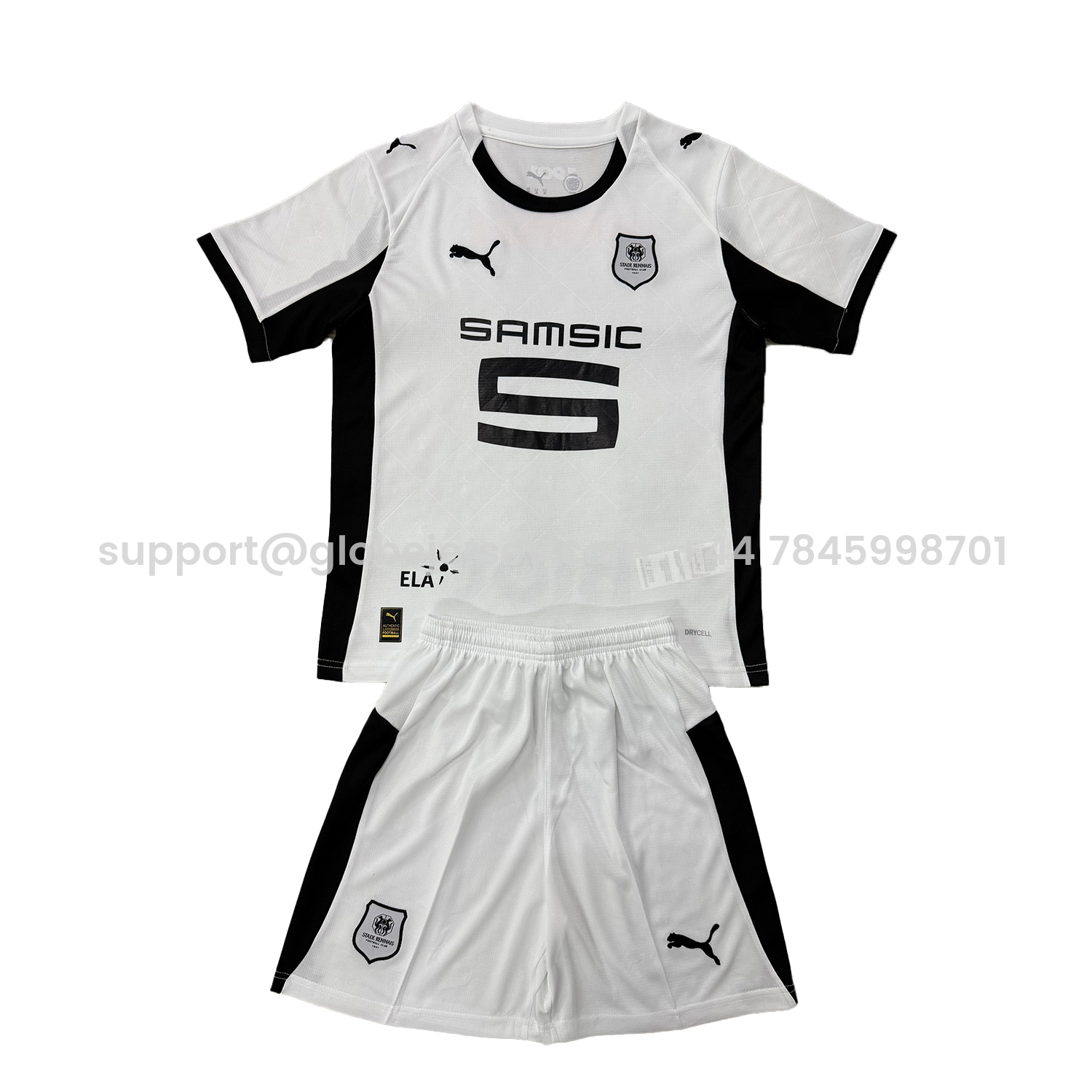 Stade Rennais 25-26 Away Men's Adult Jersey Set - Fans Version