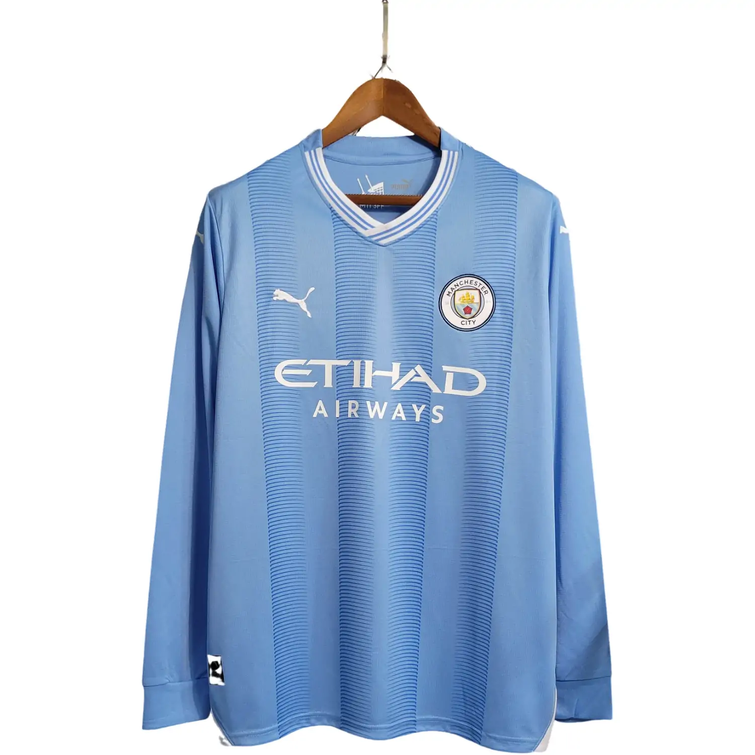 2023/2024 Long Sleeve Manchester City Home Football Shirt 1:1 Thai Quality