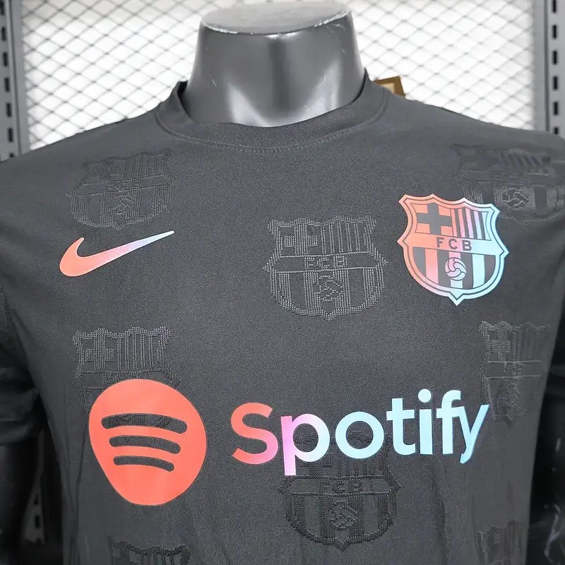 2024/2025 Player Version Barcelona Special Edition Black Football Shirt 1:1 Thai Quality