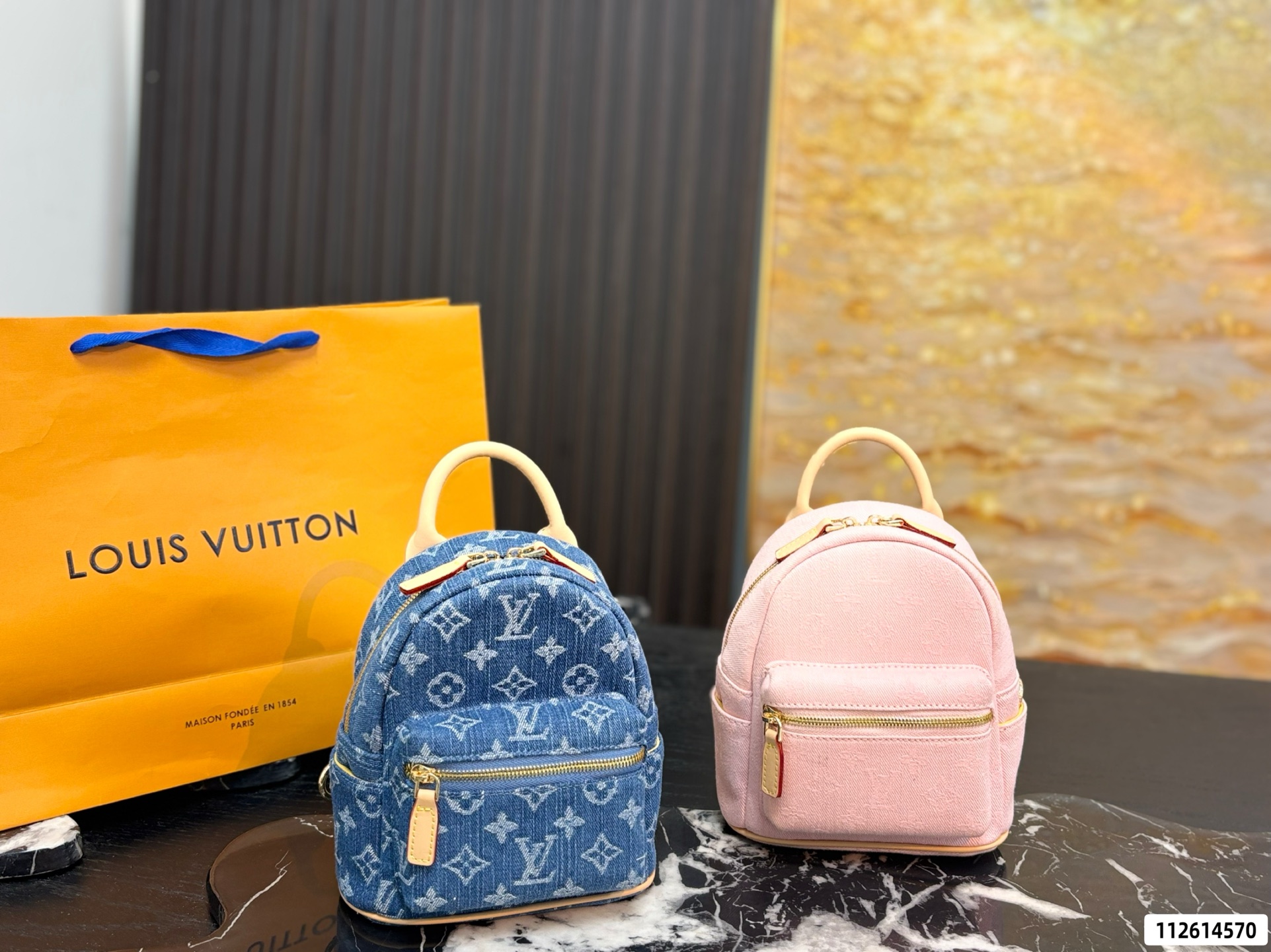 LV Monogram Denim Backpack Bag