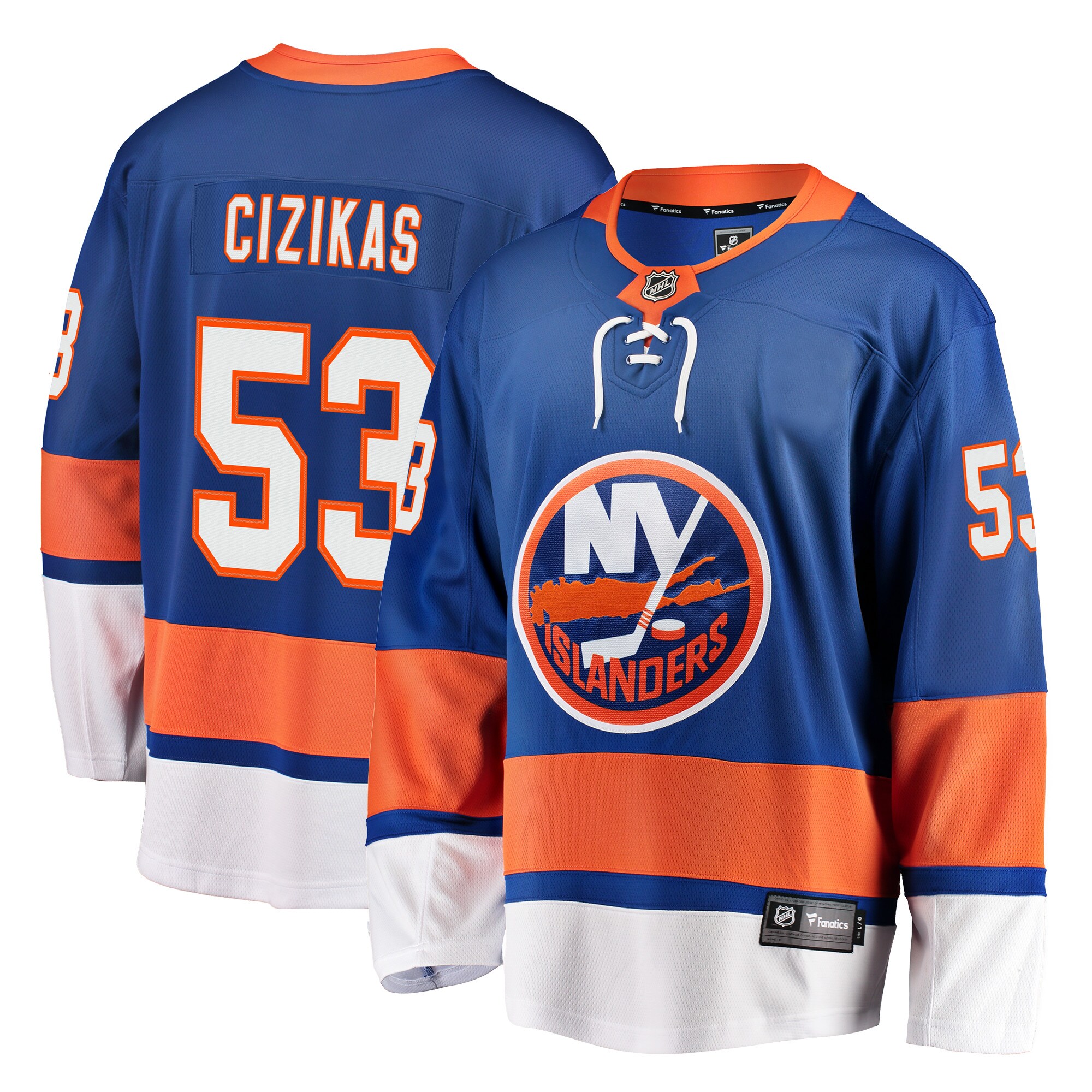 Casey Cizikas New York Islanders Fanatics Breakaway   Jersey – Royal