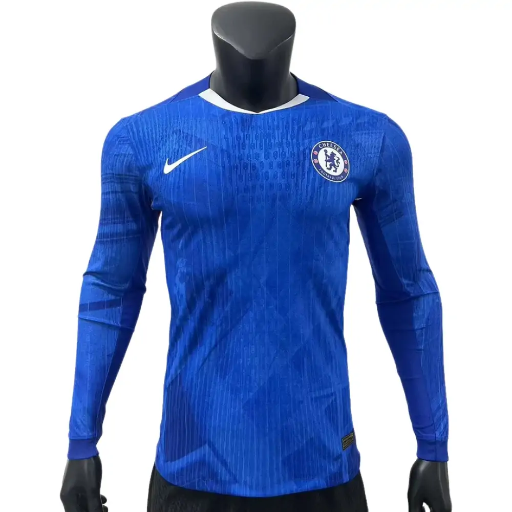2025-26 Chelsea Home Long Sleeve Kit - Player Version