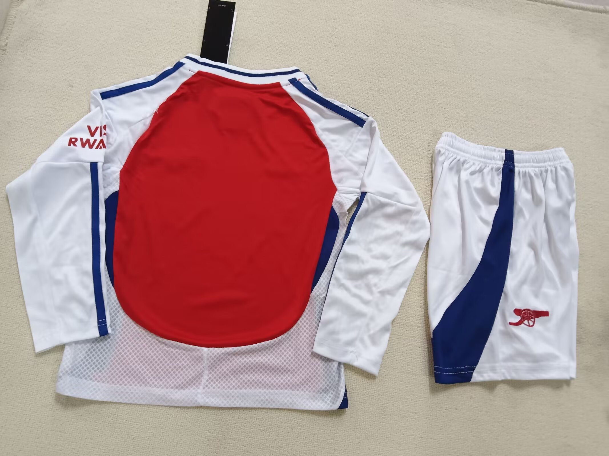 2024/25 Arsenal Home Long Sleeve Shirt - Kids Clothing