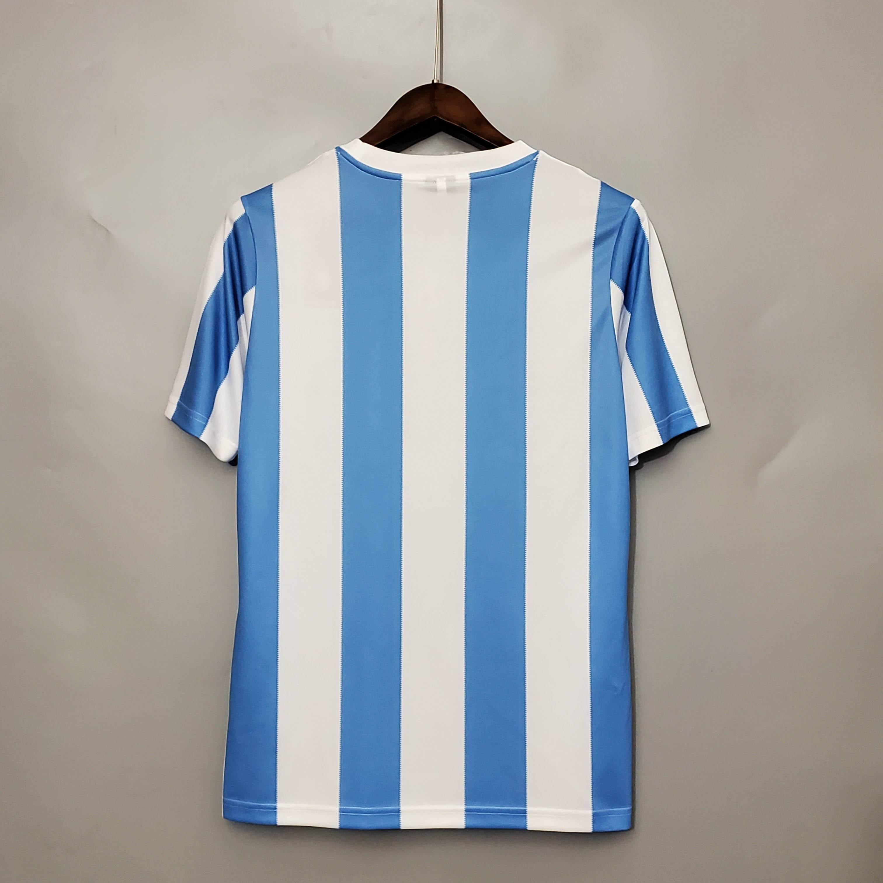 1986 Retro Argentina National Team Home Jersey - Fans Edition