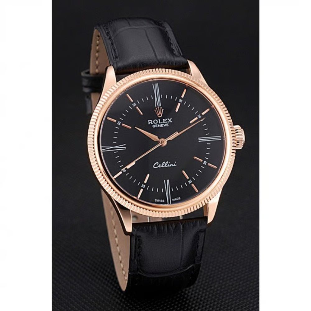 Rolex Cellini 39mm Black Dial 622656
