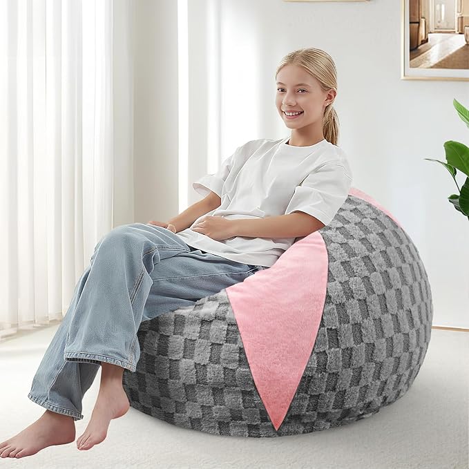 BUBBLEBEAN 2FT Bean Bag Chairs Teardrop Beanbag Chair