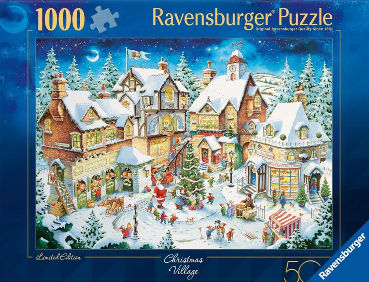 Christmas Village 50th Anniversary: Christmas Limited Edition No.28 – 1000 Piece Jigsaw Puzzle (Ravensburger)