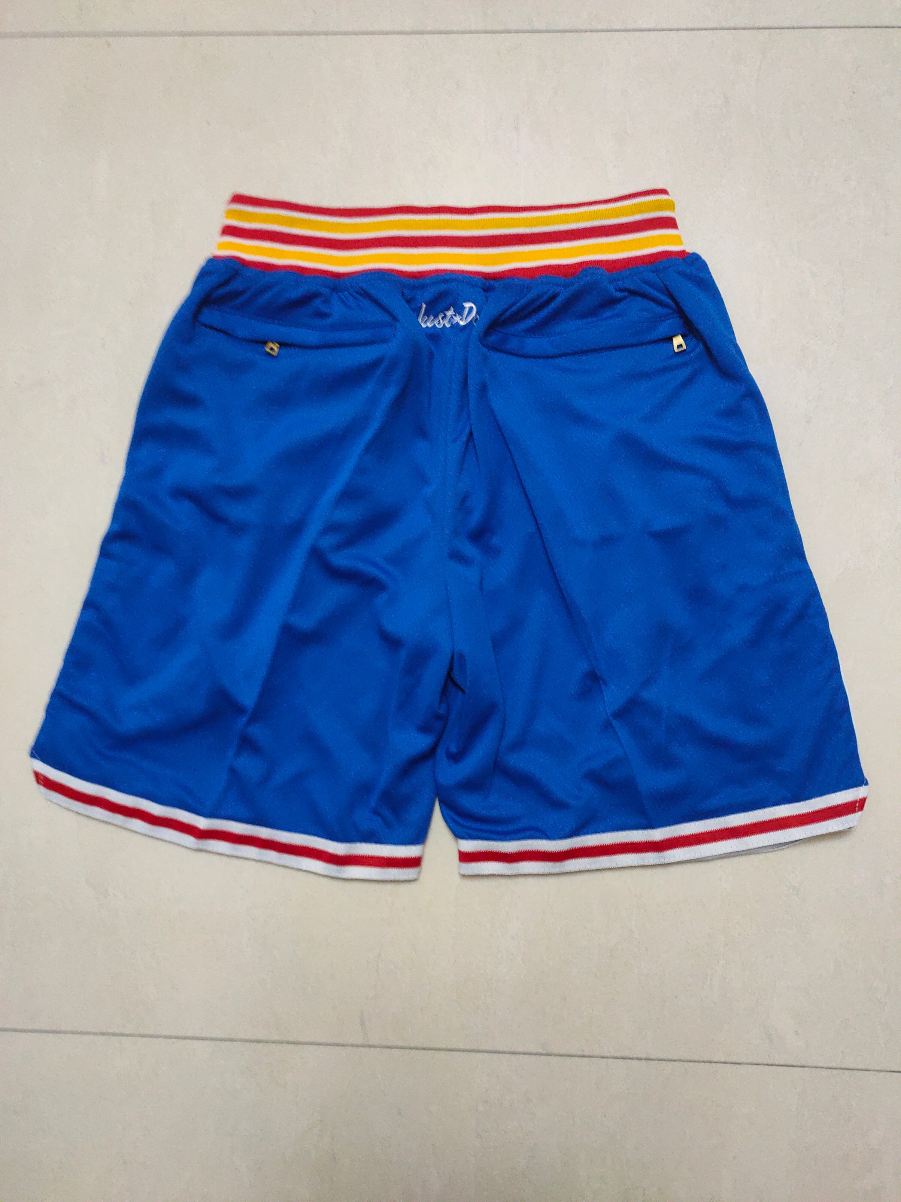 Golden State Warriors Colorful Blue New 75th Anniversary Pocket Pants
