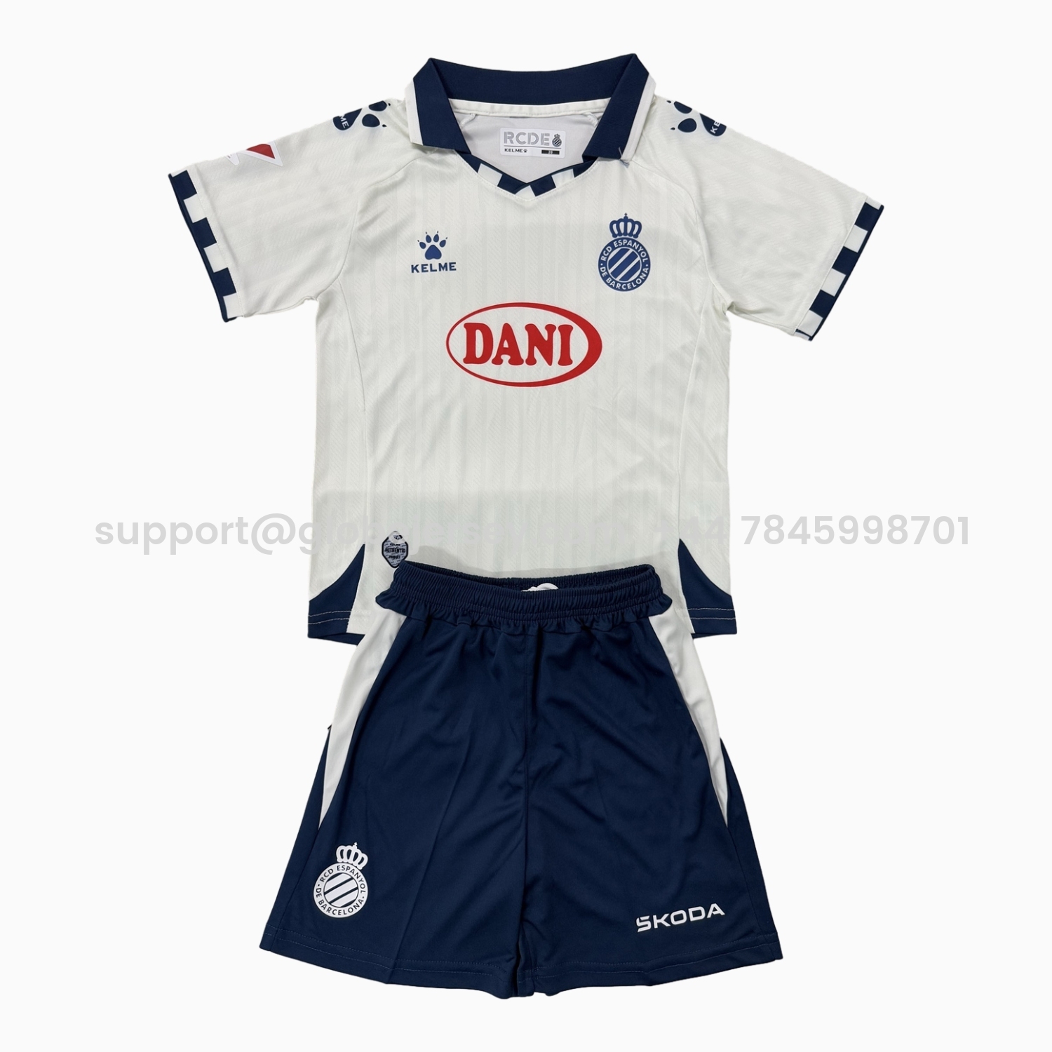 RCD Espanyol 25-26 Away Men's Adult Jersey Set - Fans Version