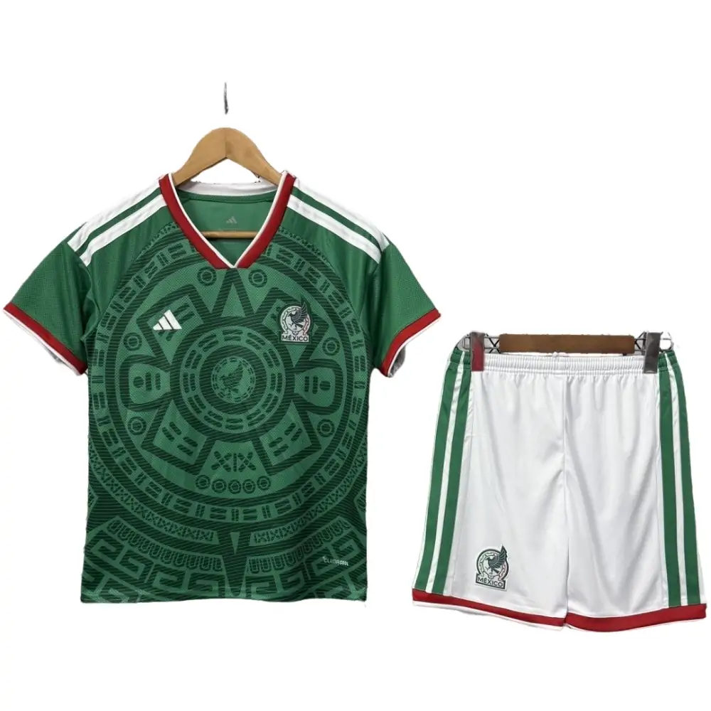 2026 World Cup Mexico Home Short Sleeve Jersey - Adult Set - Fans Edition