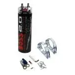 12-Inch Car Subwoofer System – 1200W Max Power with 1100W Amplifier. Capacitor. and Installation Kit