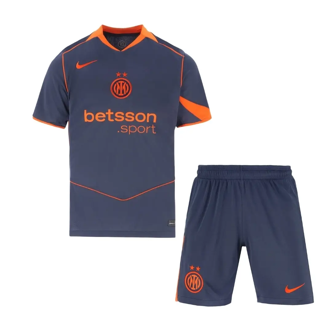 Kid's Inter Milan Third Away Jerseys Kit 2025/26 - Jersey+shorts