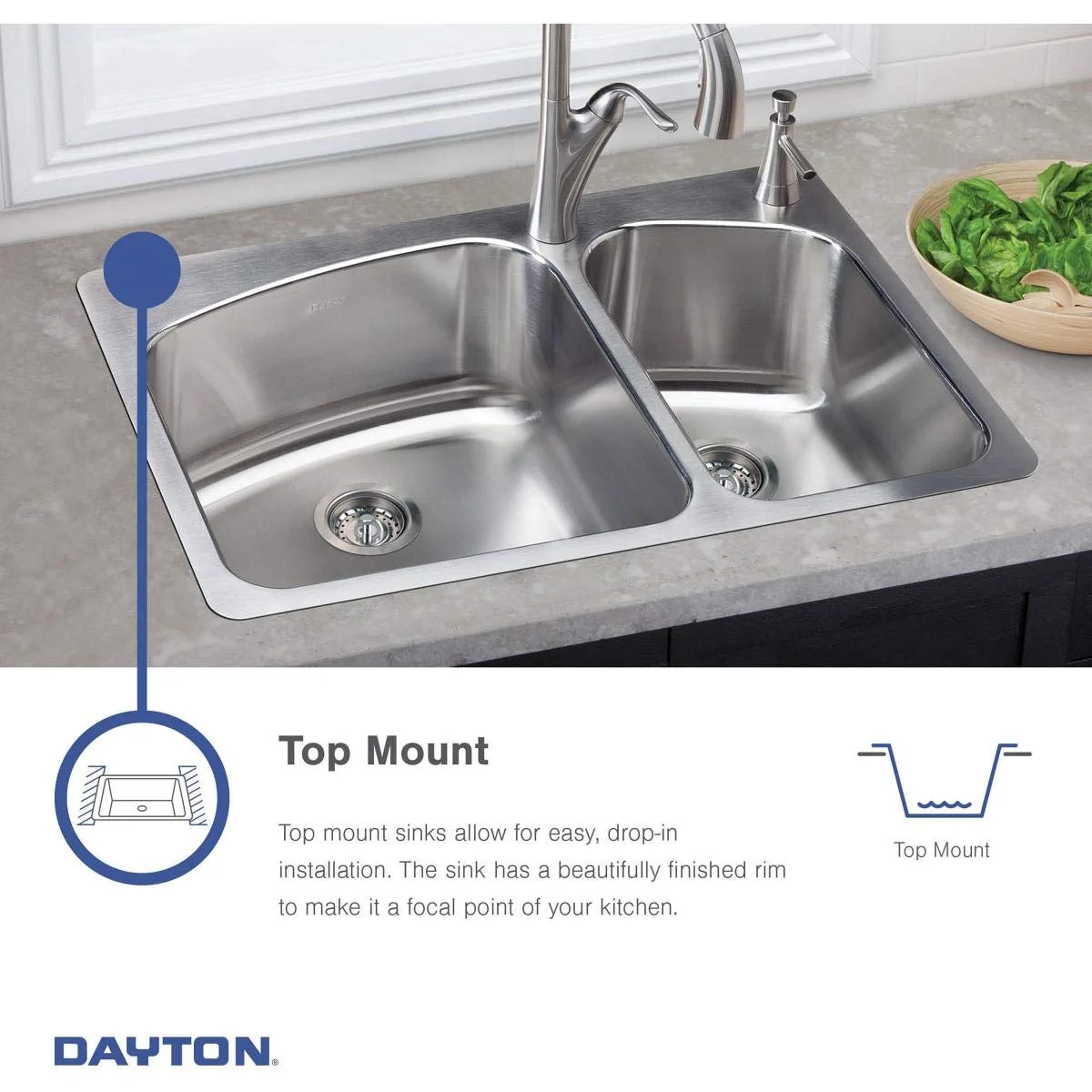 Elkay Dayton Stainless Steel 25