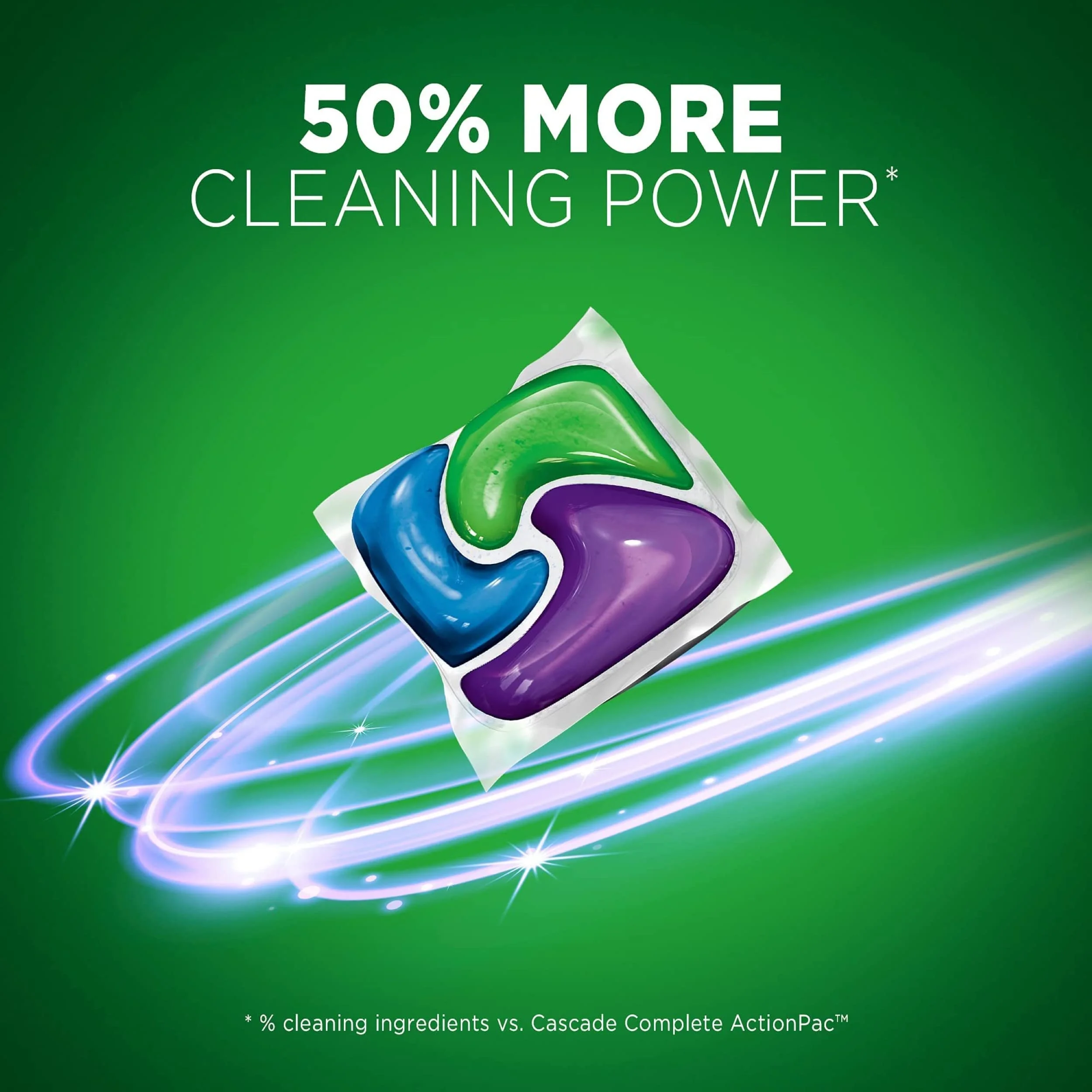Cascade Platinum ActionPacs Dishwasher Detergent  Fresh Scent  62 Count (Pack of 3)