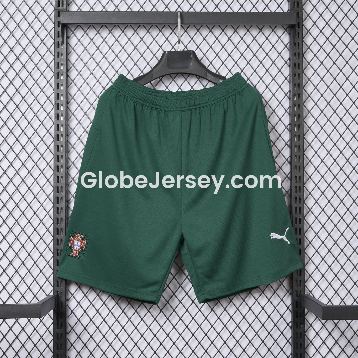 Portugal 25-26 Home Green Shorts - Fans Version