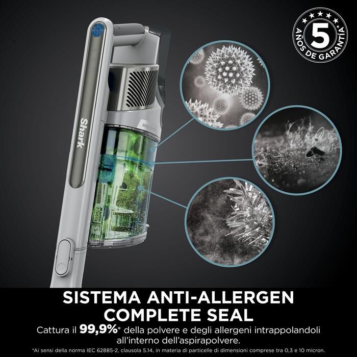 SHARK - Scopa CORDLESS STICK VACUUM POWERPRO PET-Bianco / Grigio