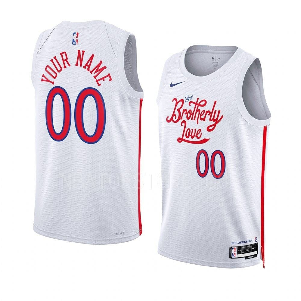 Custom Philadelphia 76ers 2022-23 City Edition Jersey