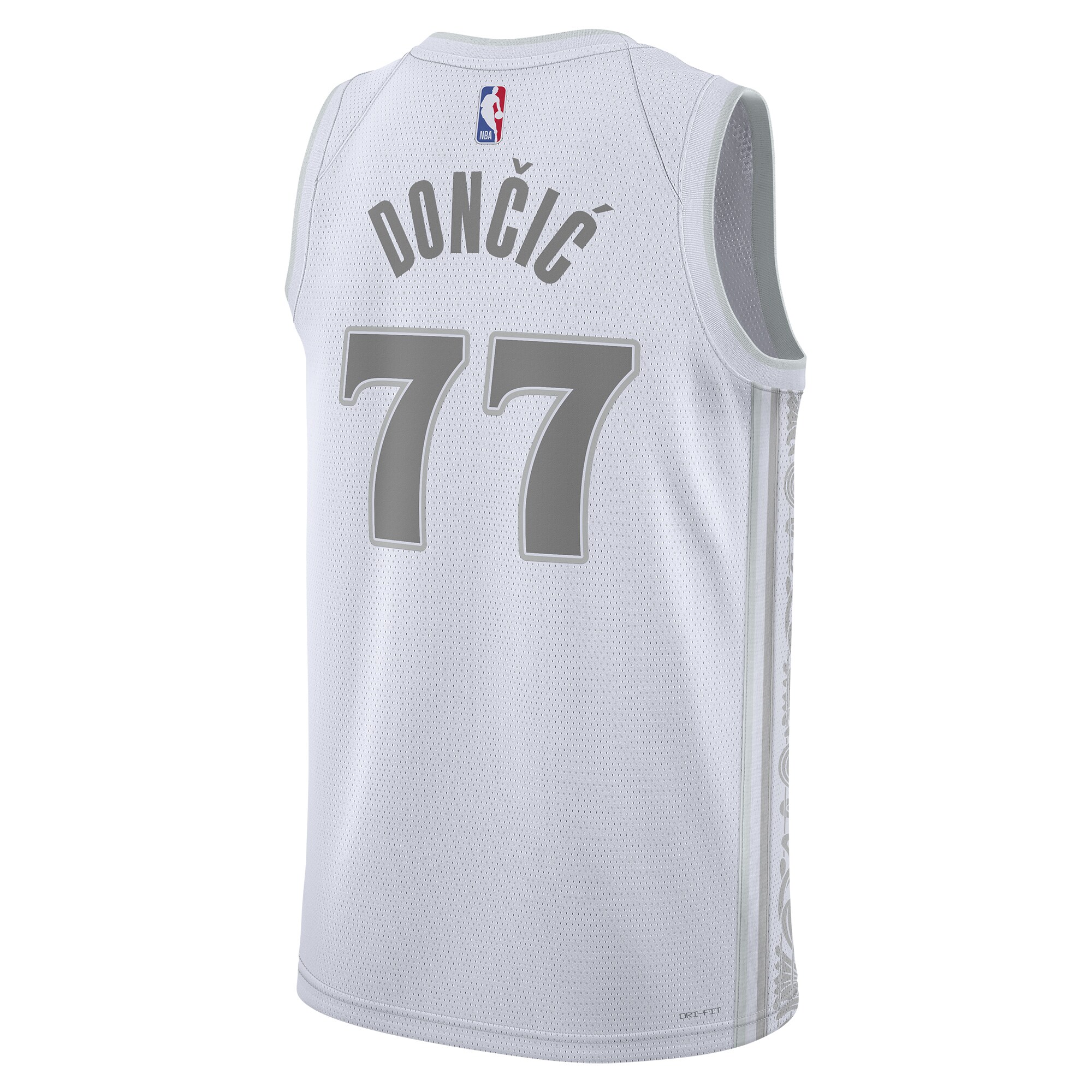 Unisex Dallas Mavericks Luka Dončić White 2024/25 Swingman Jersey - City Edition
