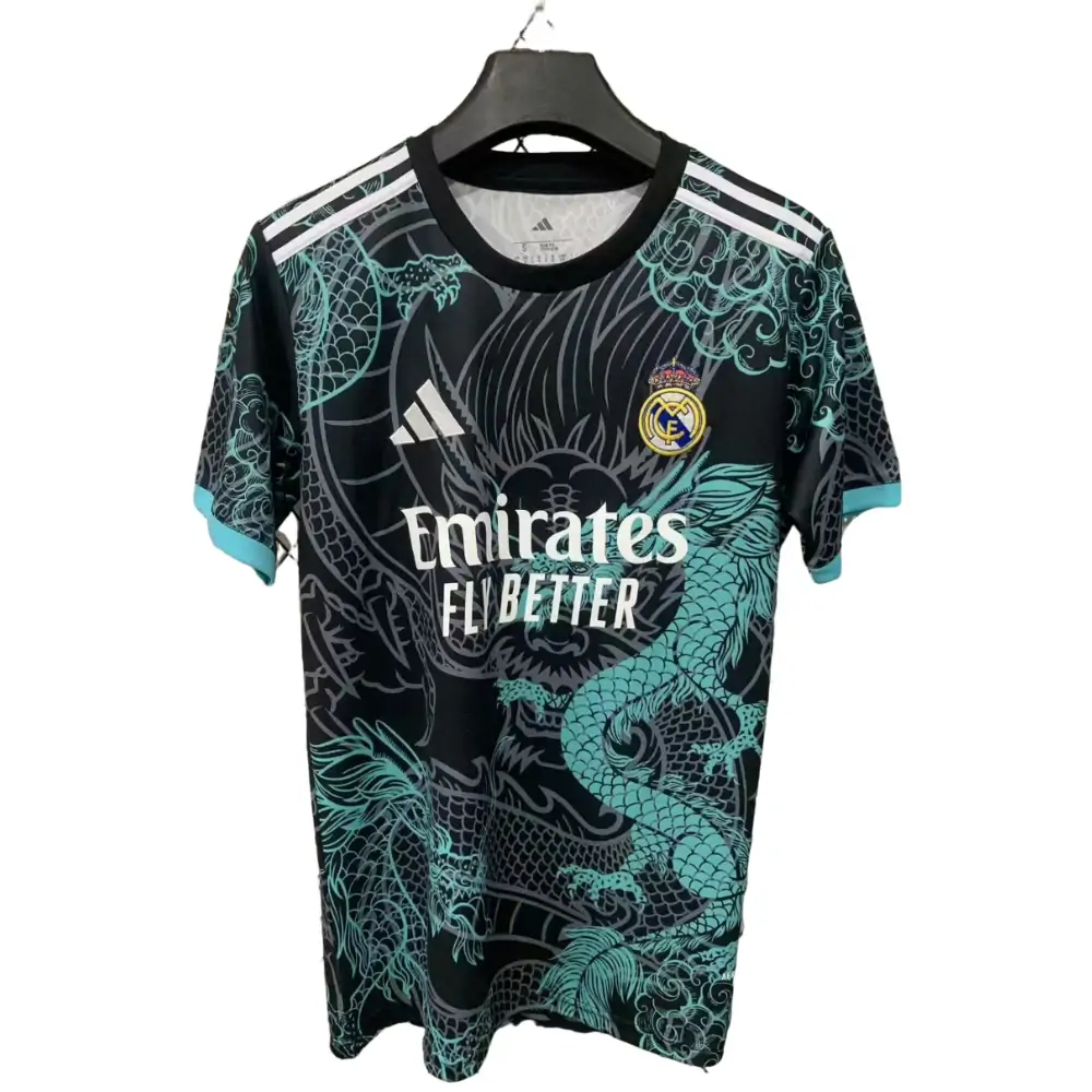 2025-26-Real Madrid Special Edition Black and Green Dragon-Jersey-Fan Edition