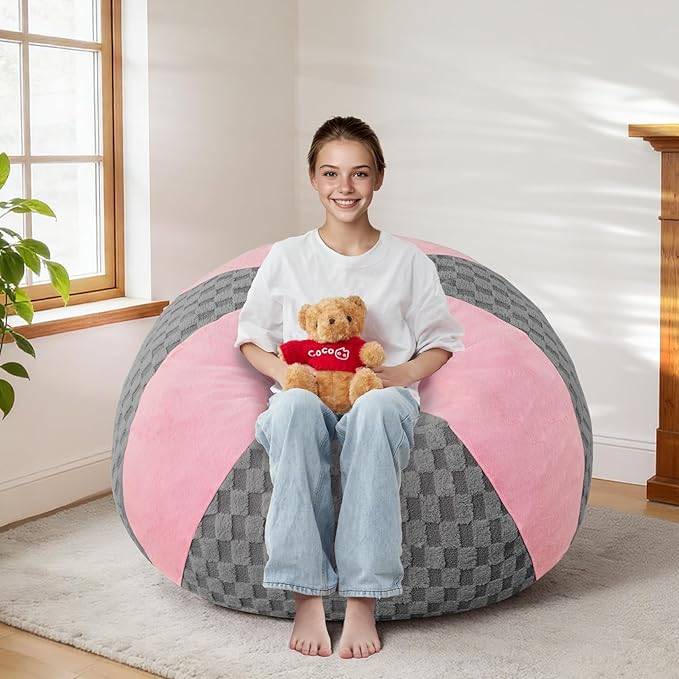 BUBBLEBEAN 2FT Bean Bag Chairs Teardrop Beanbag Chair