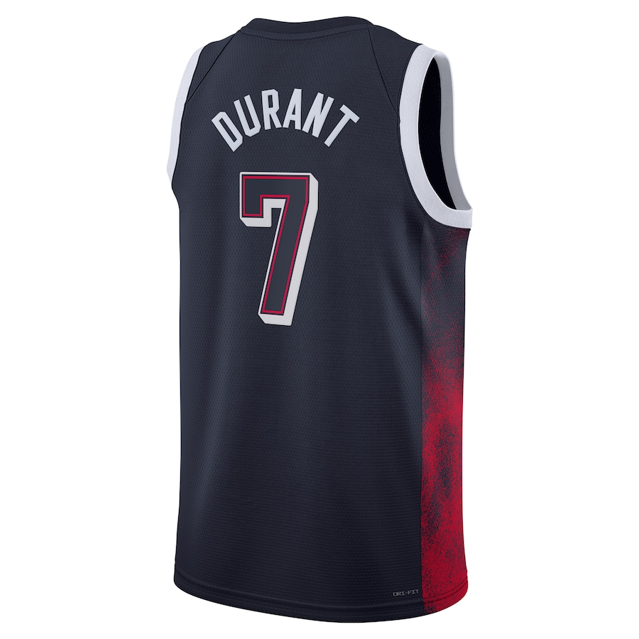 2024 Paris Olympic Games USA Dream Team #7  Kevin Durant Hot Pressed Jersey