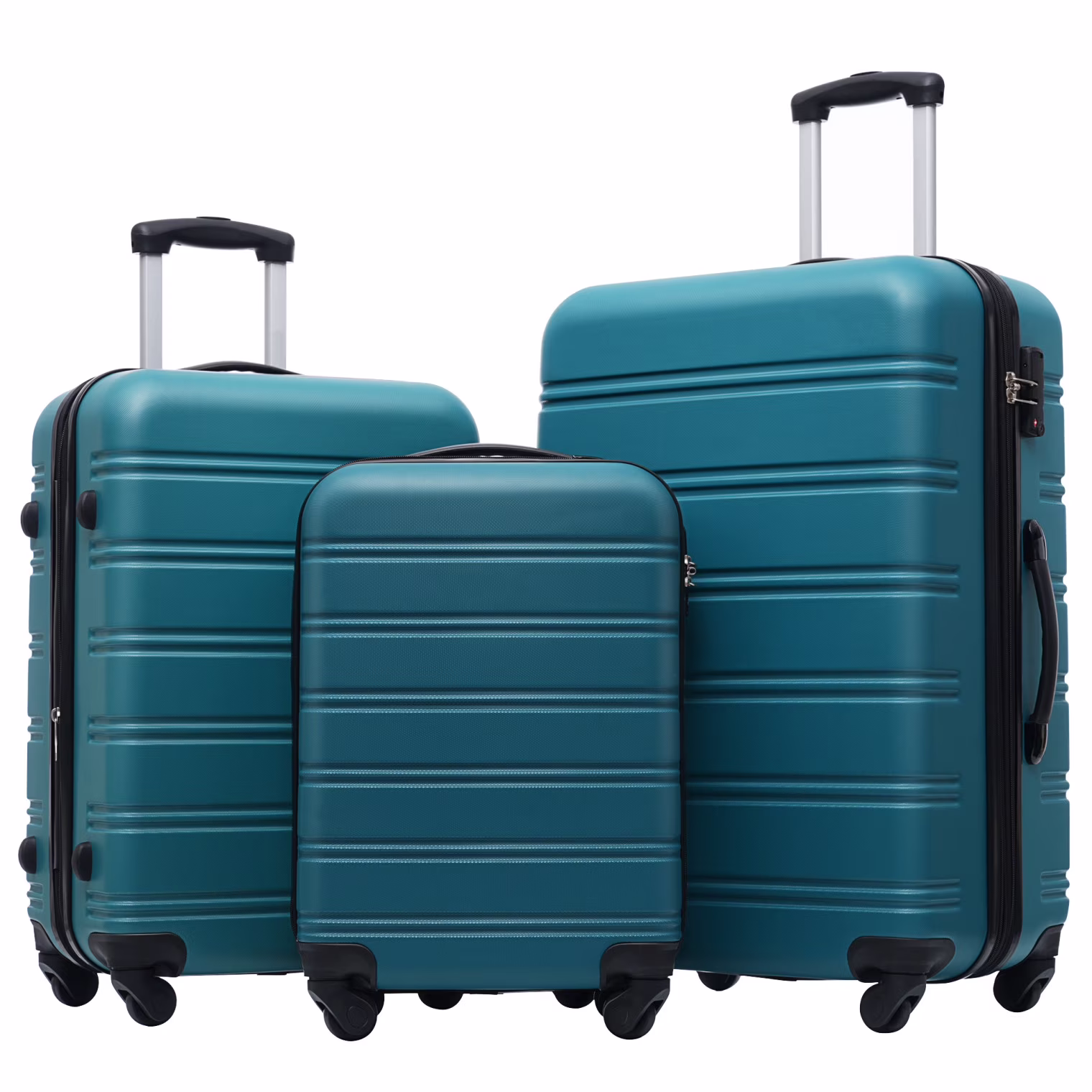 Luggage Sets 3 Piece, Hardside Expandable Ultra Durable PC Lightweight Carry On, Travel Suitcase Set with TSA Lock Spinner Wheels, Multicolor Purple
