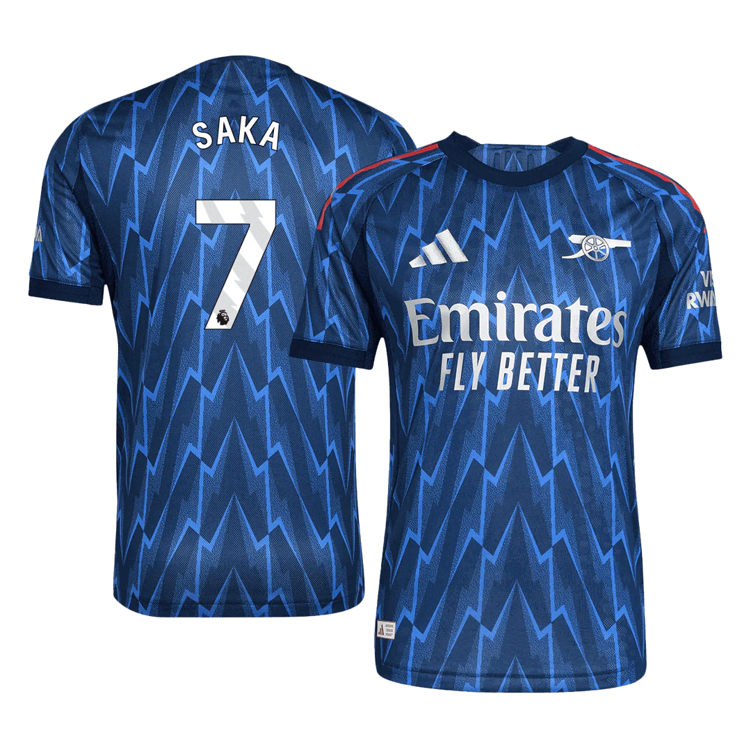 SAKA #7 Arsenal Away Player Version Soccer Jersey 2025/26