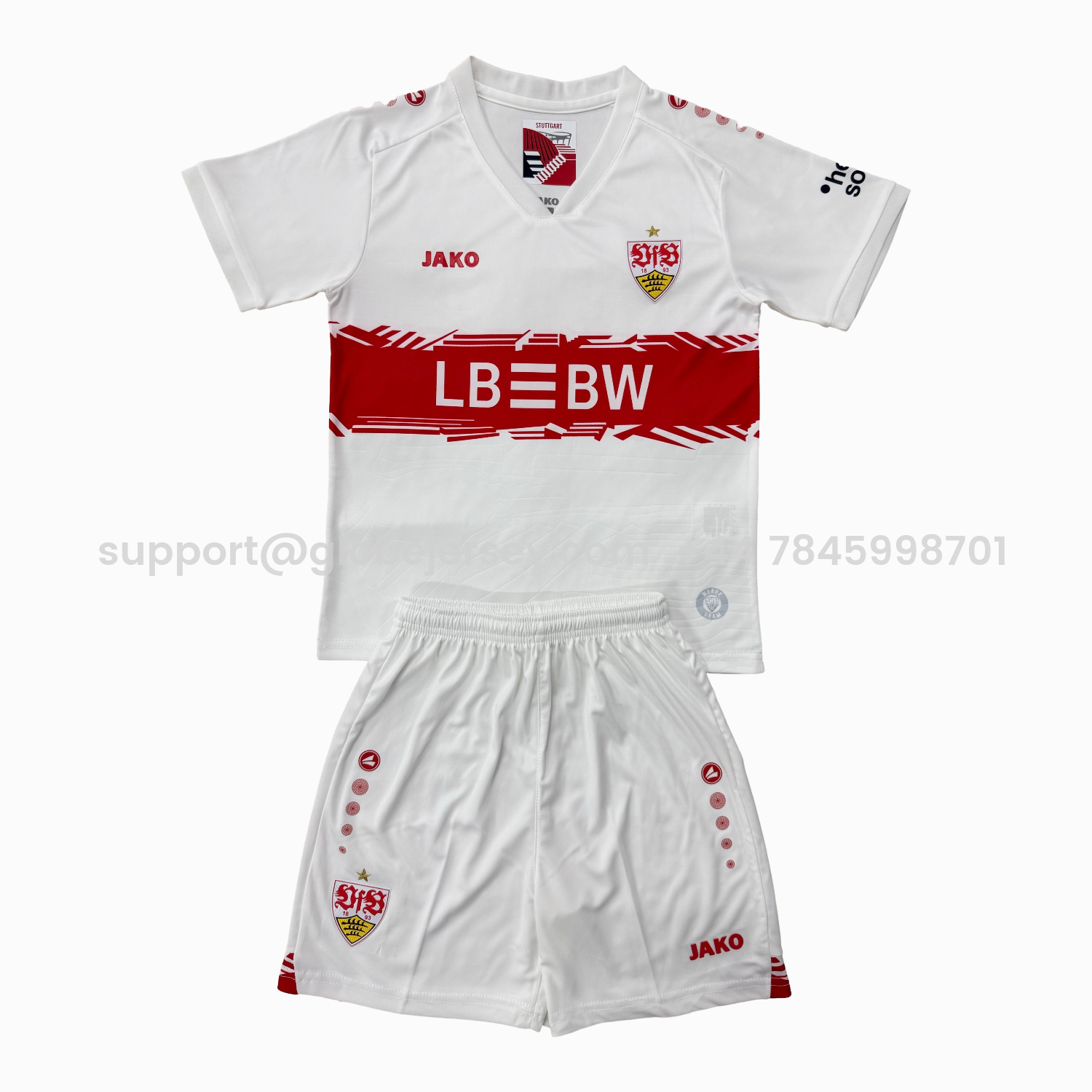 Stuttgart 25-26 Home Men's Adult Jersey Set - Fans Version