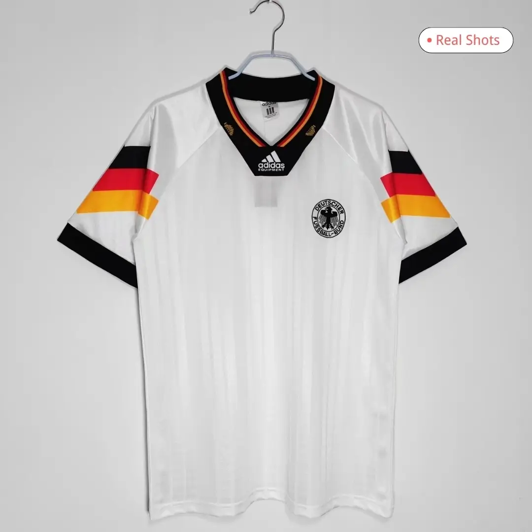 Retro Germany Home Football Jersey Euro 1992