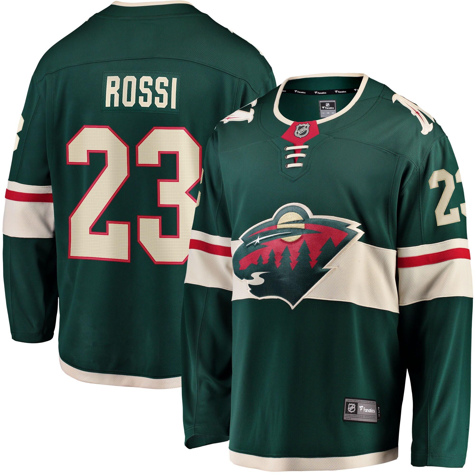 Marco Rossi Minnesota Wild Fanatics Home Breakaway   Jersey – Green