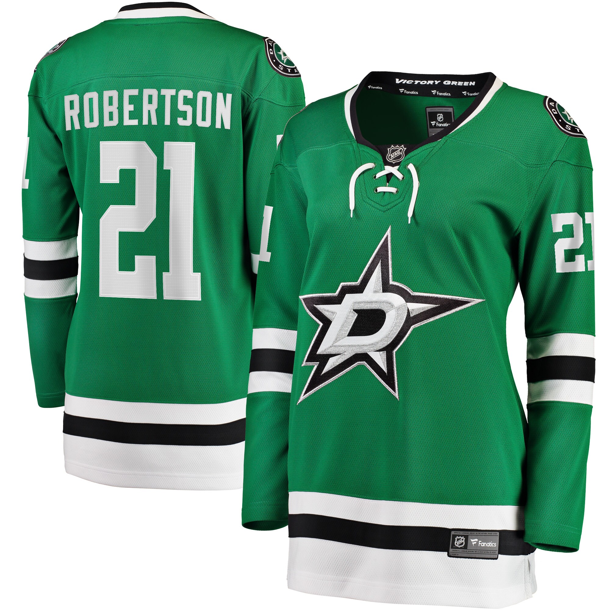 Jason Robertson Dallas Stars Fanatics Women’s Home Breakaway Jersey – Kelly Green