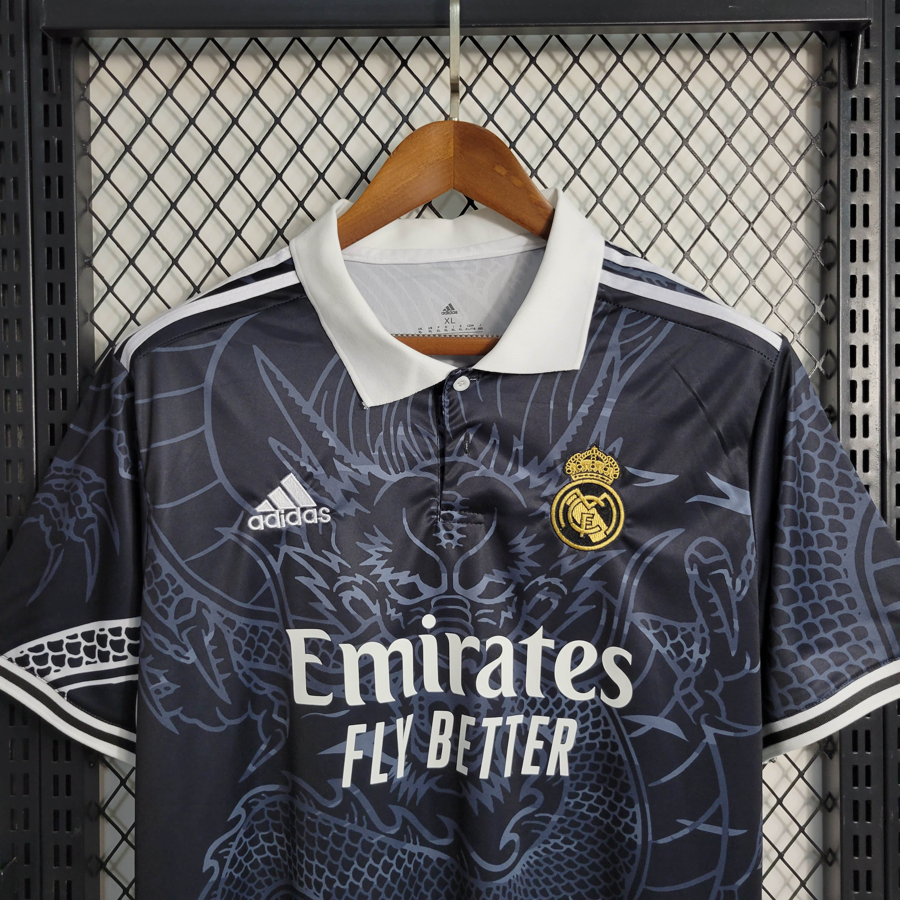 2023/24 Real Madrid Chinese Dragon Black Football Shirt