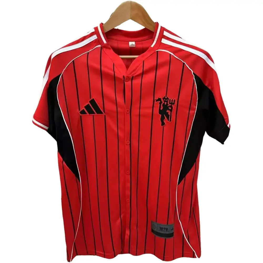 25-26 Manchester United baseball red jersey