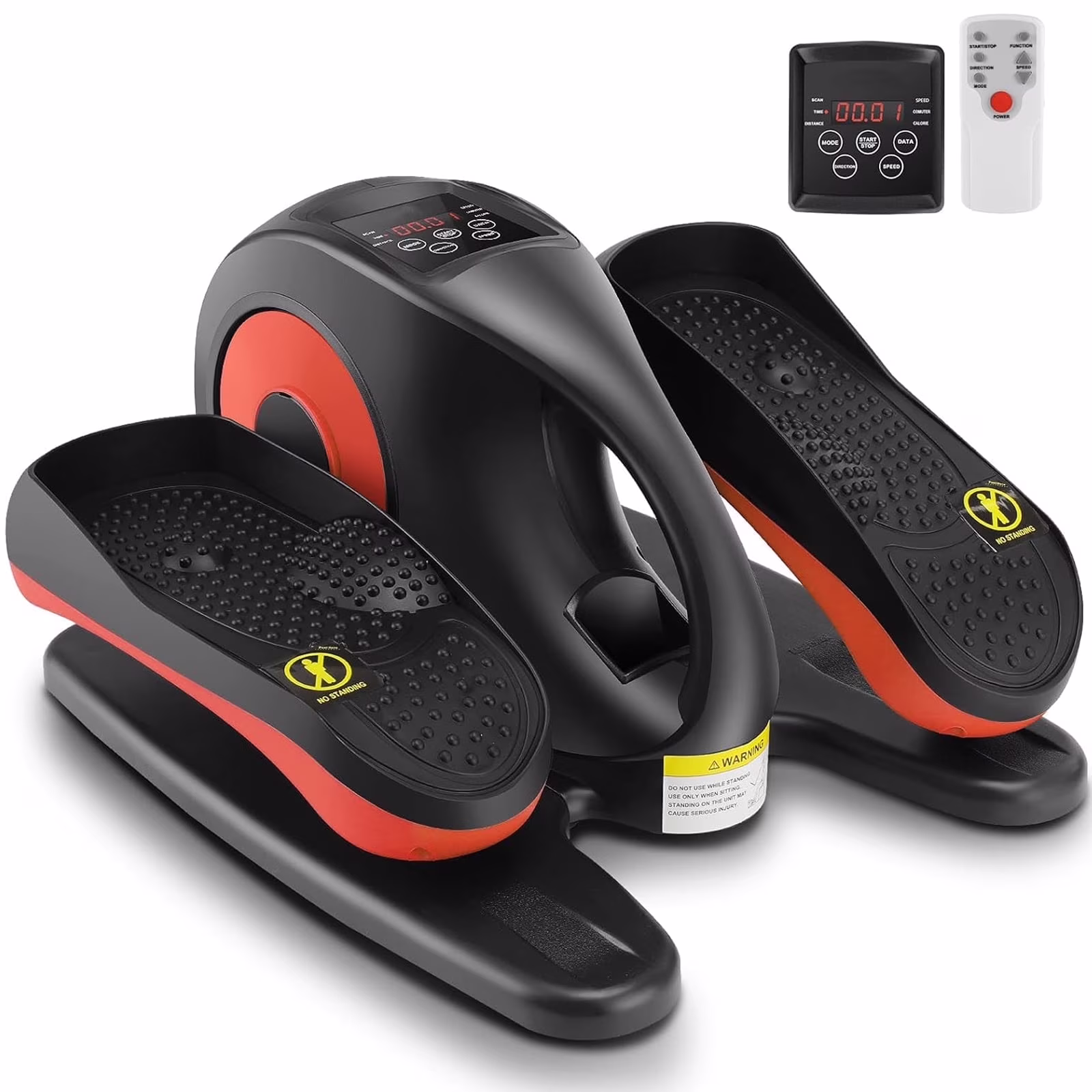 CATGOOD Under Desk Elliptical, Electric Seated Foot & Leg Pedal Exerciser While Sitting for Seniors