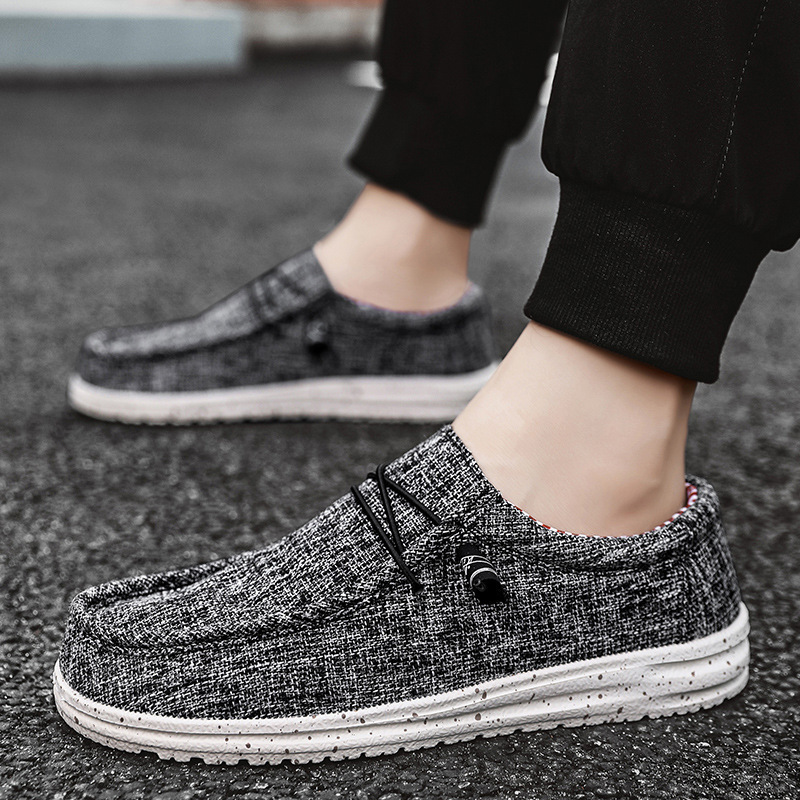 Casual lazy shoes Korean style cloth shoes for men