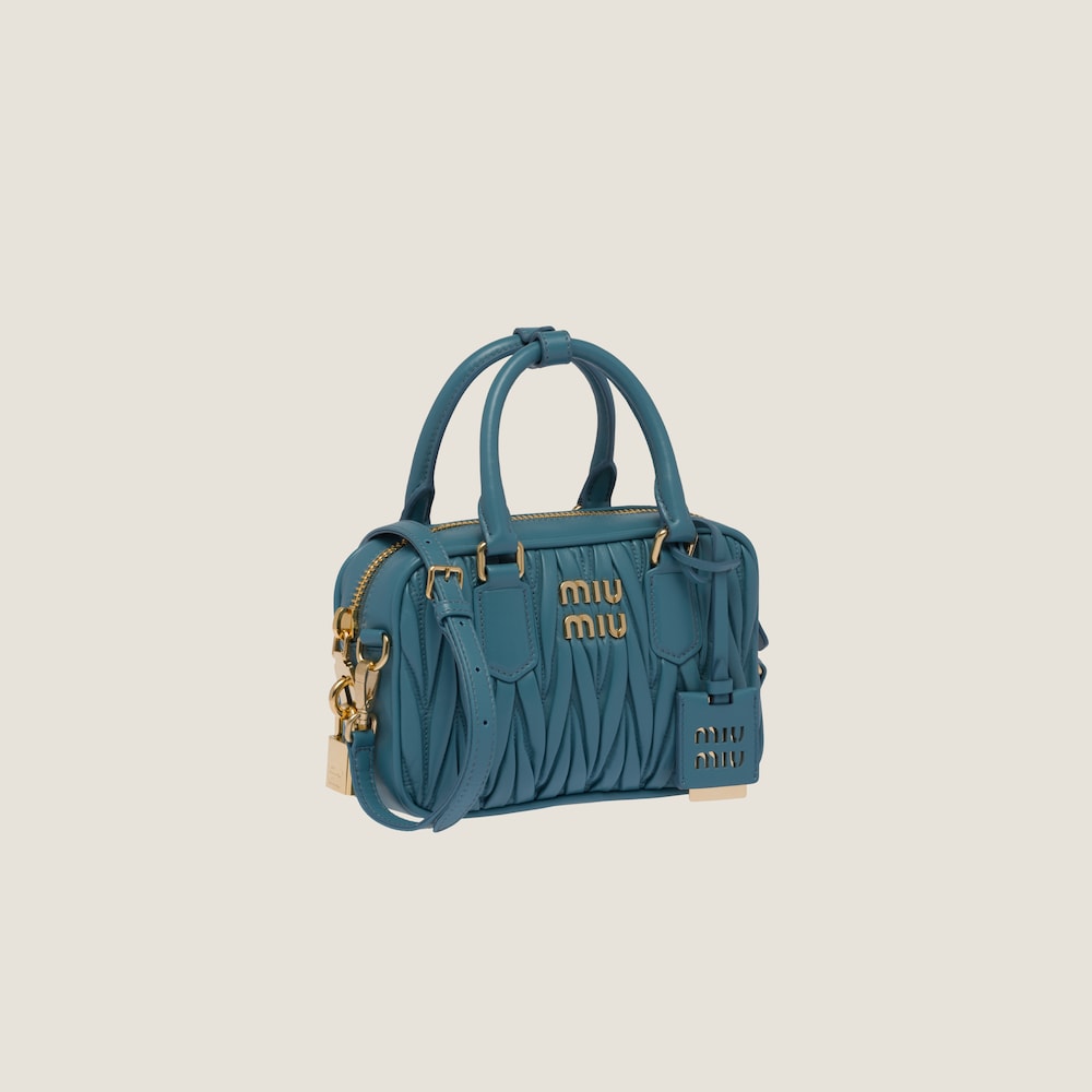 Small Arcadie matelassé nappa leather bag