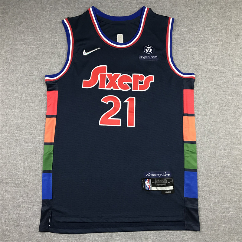 Unisex 76ers 2024/25 Embroidered Swingman Jersey City Edition