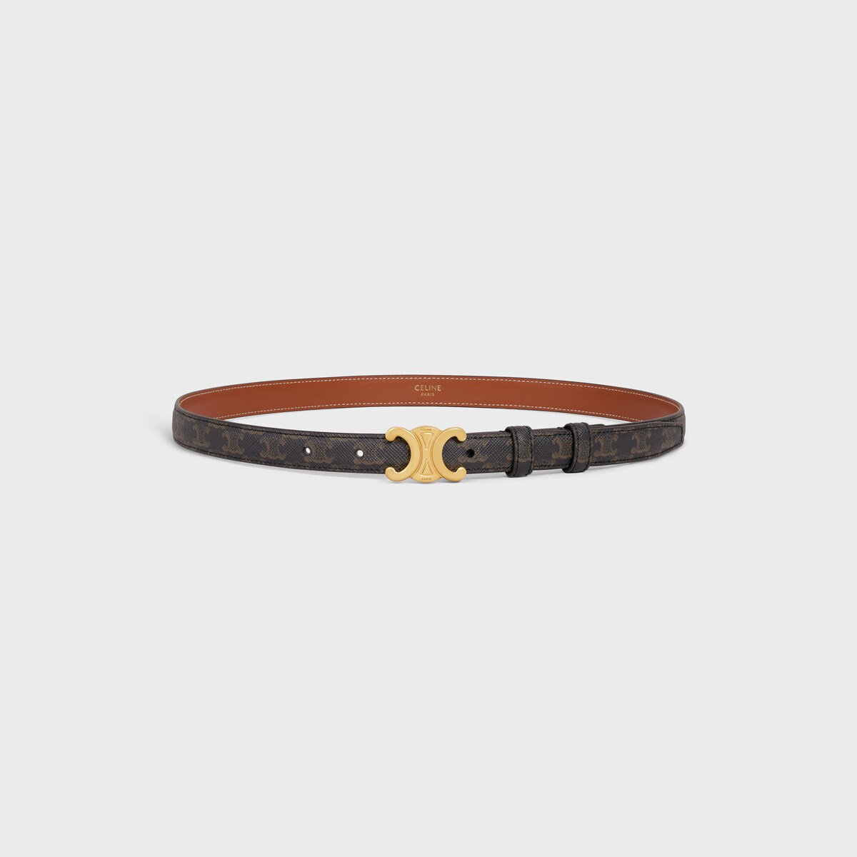 Small Triomphe Belt in TRIOMPHE CANVAS