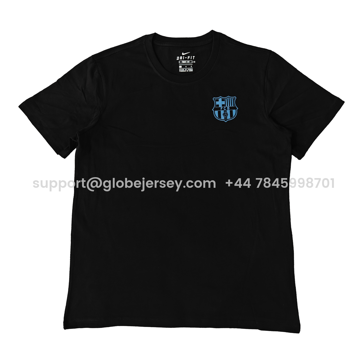 Barcelona Fun Crest Design Dynamic And Modern Features T-shirt【Black】