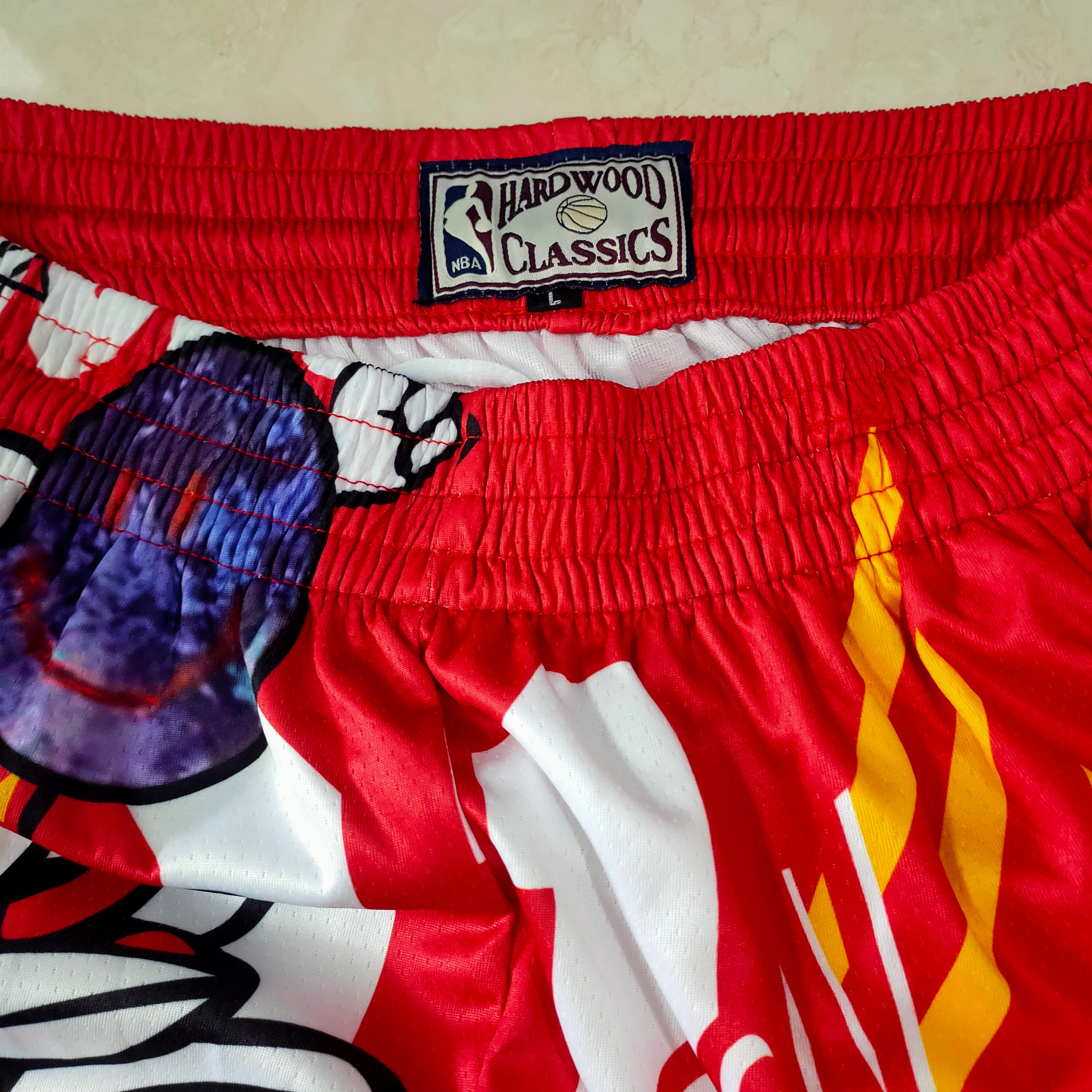 Houston Rockets co-branded red pocket pants