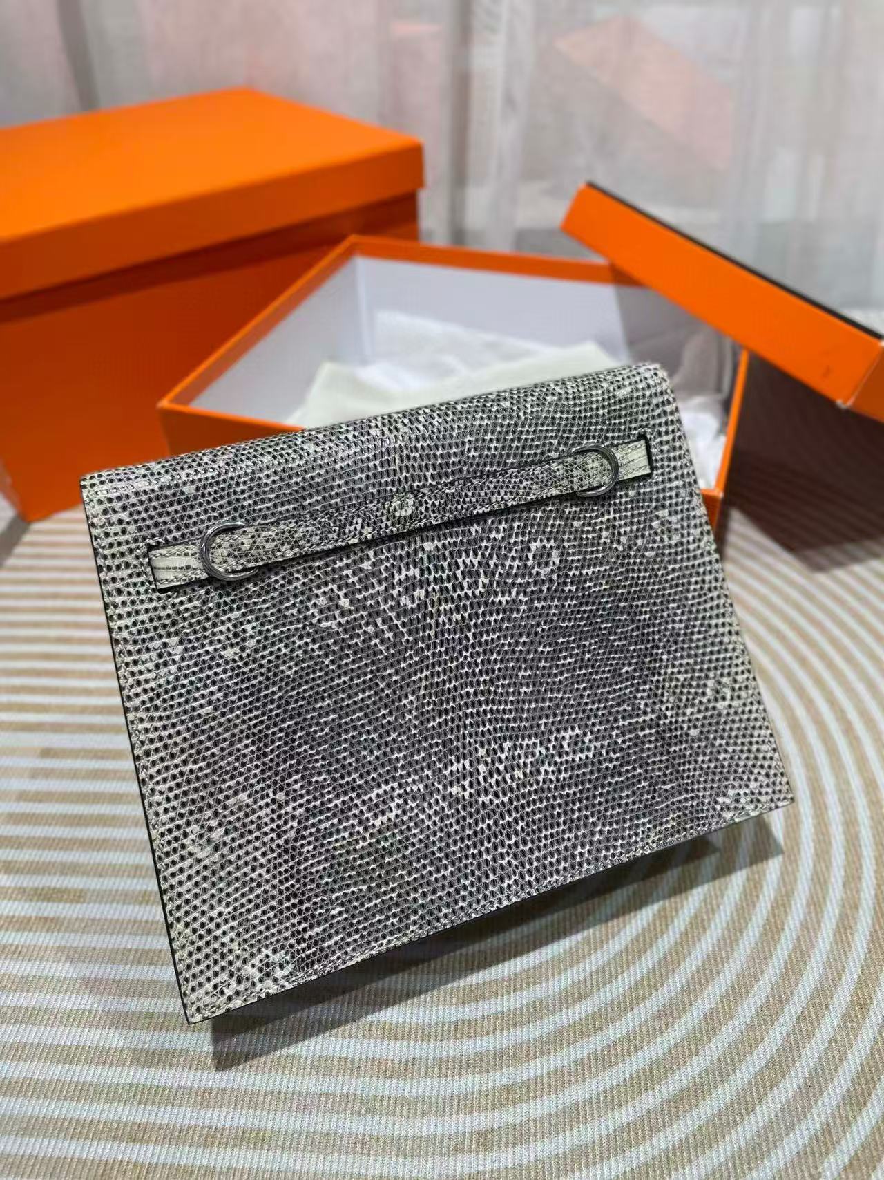 Hermes Advanced customization Kelly 25 Lizard skin
