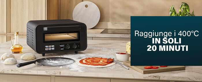 PRINCESS - 112780 - FORNO PER PIZZA PRO MAX-Nero / Metallo