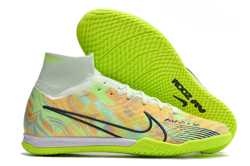 Assassin 15th generation high-top fully knitted waterproof MD air cushion grass spike football shoes