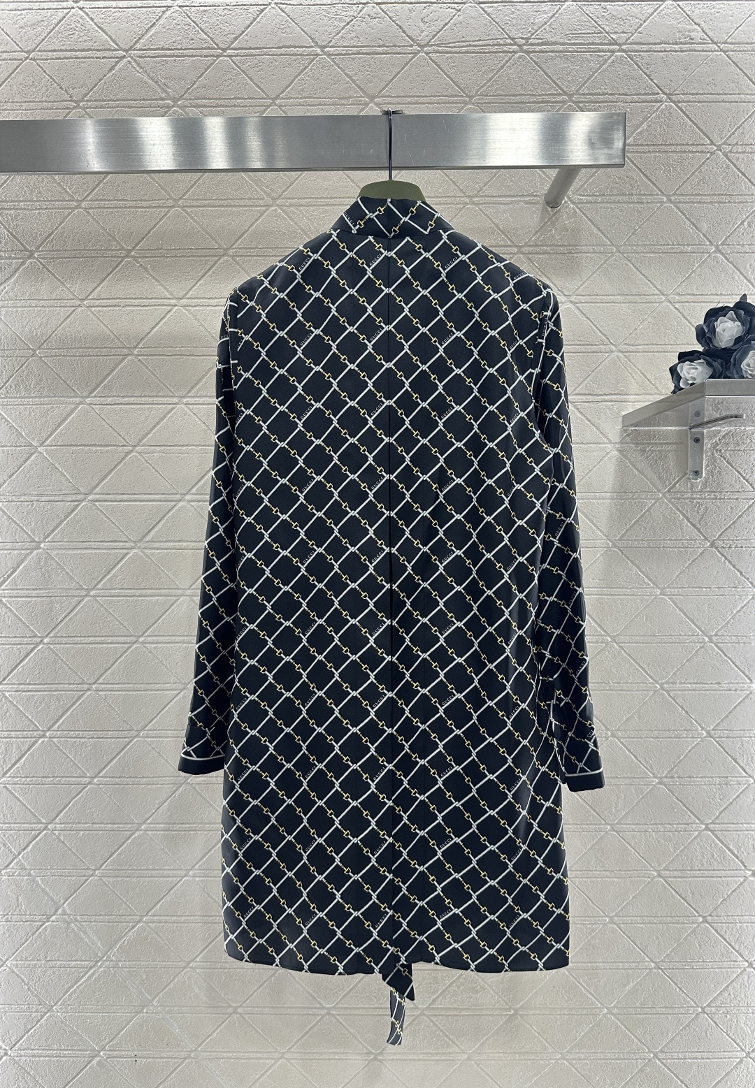 Black Silk Shirt Dress