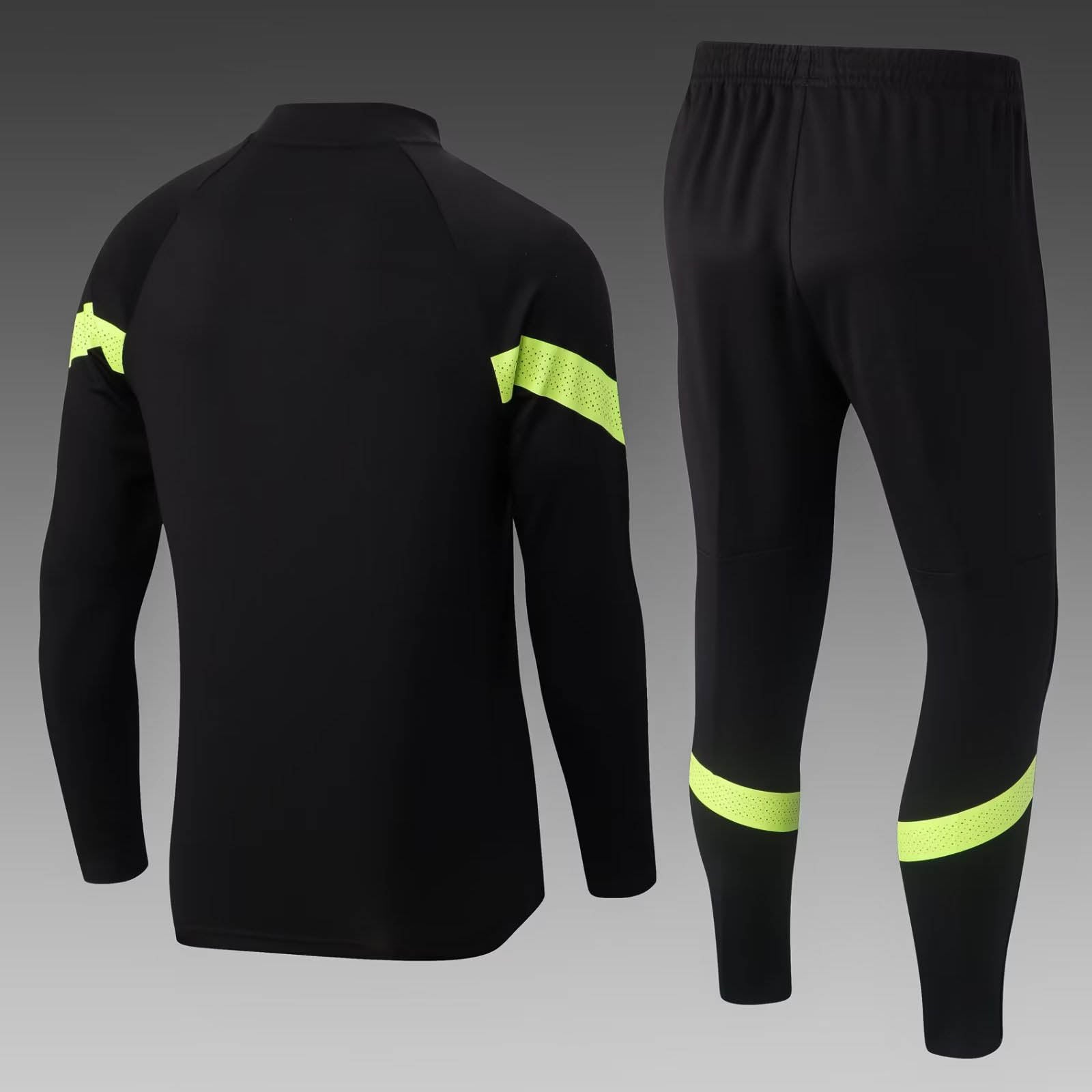 2022/2023 Manchester City Half-Pull Training Suit Black Football Shirt 1:1 Thai Quality