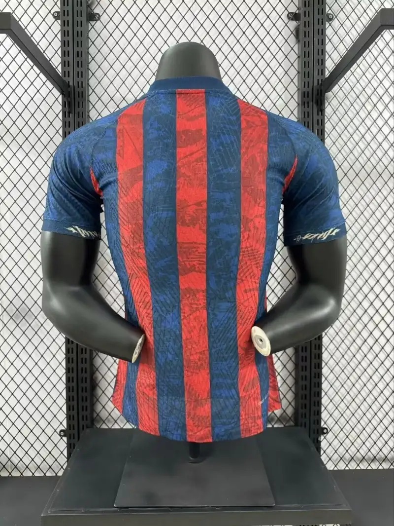 2024/2025 Player Version Barcelona Special Edition Blue-Red Football Shirt 1:1 Thai Quality