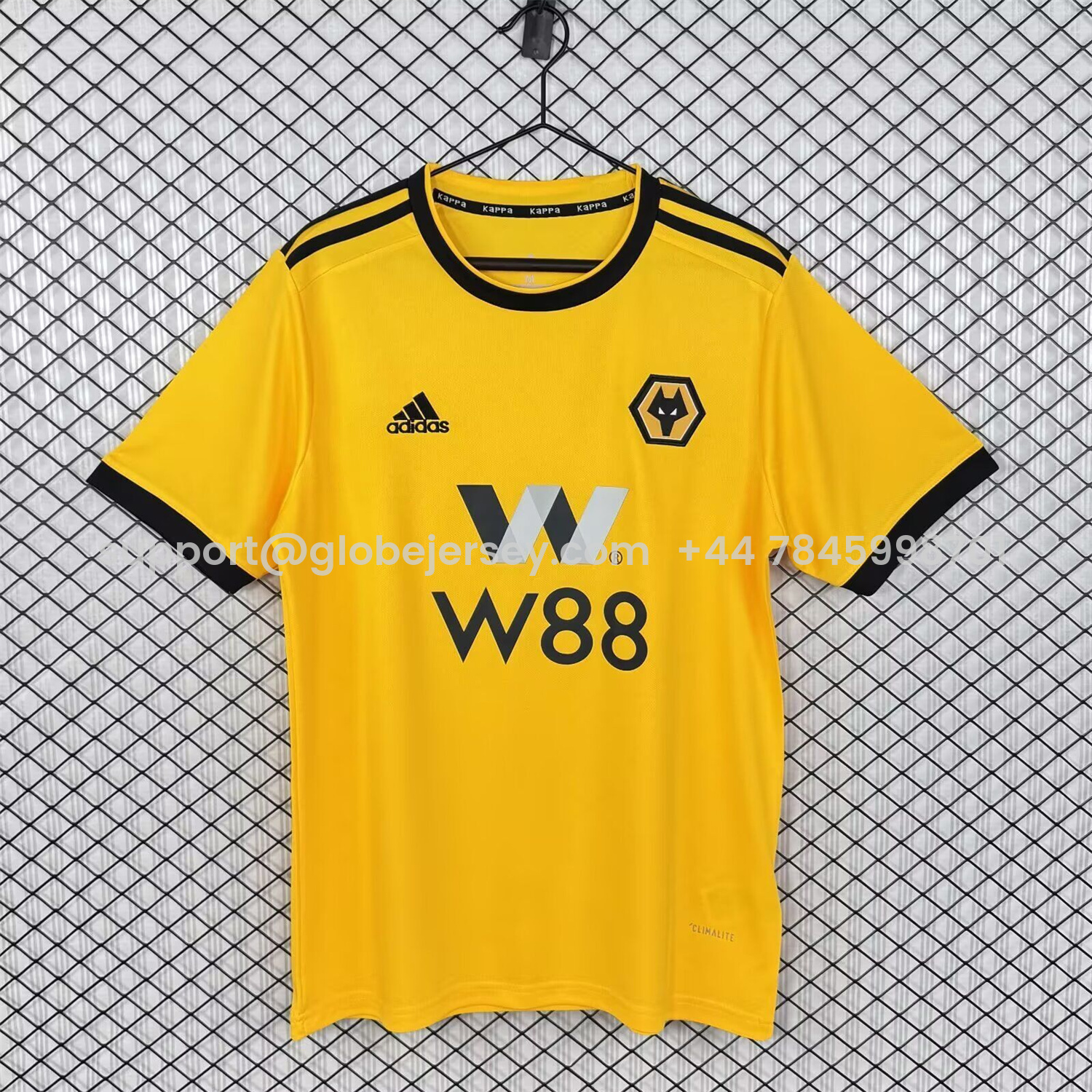 Retro Wolverhampton Wanderers Wolves 2018-19 Home Jersey