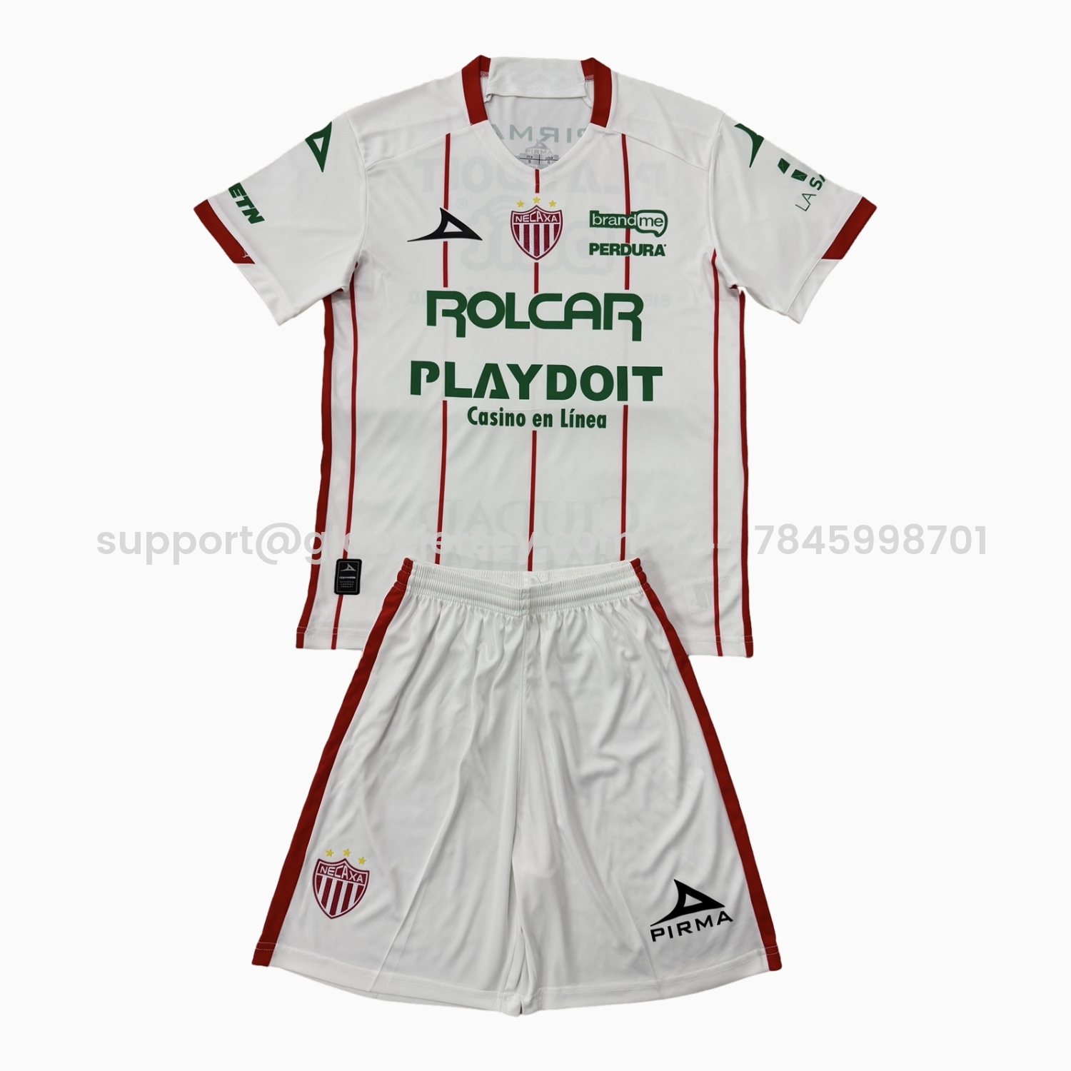 Necaxa 25-26 Home Men's Adult Jersey Set - Fans Version