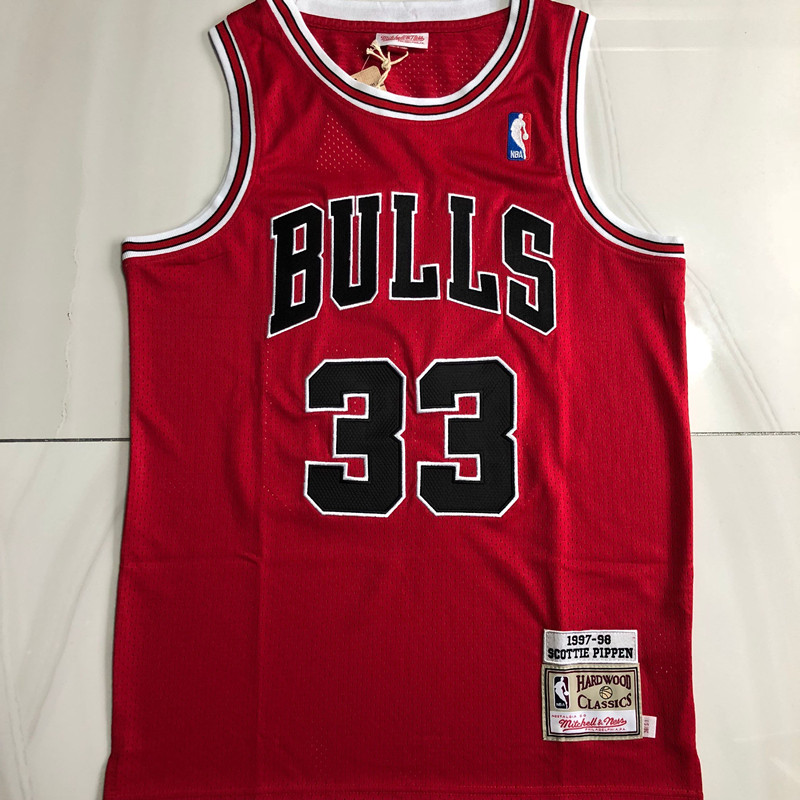Chicago Bulls Pippen 33 Red MN
