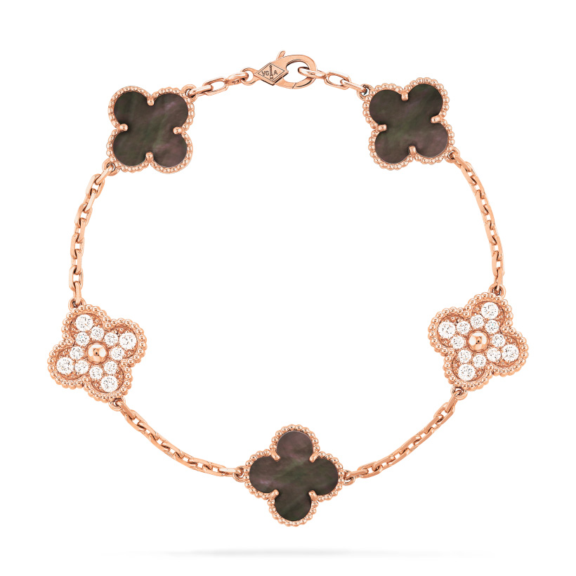 Vintage Alhambra bracelet, 5 motifs